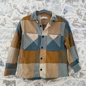 ZARA Plaid Over-shirt